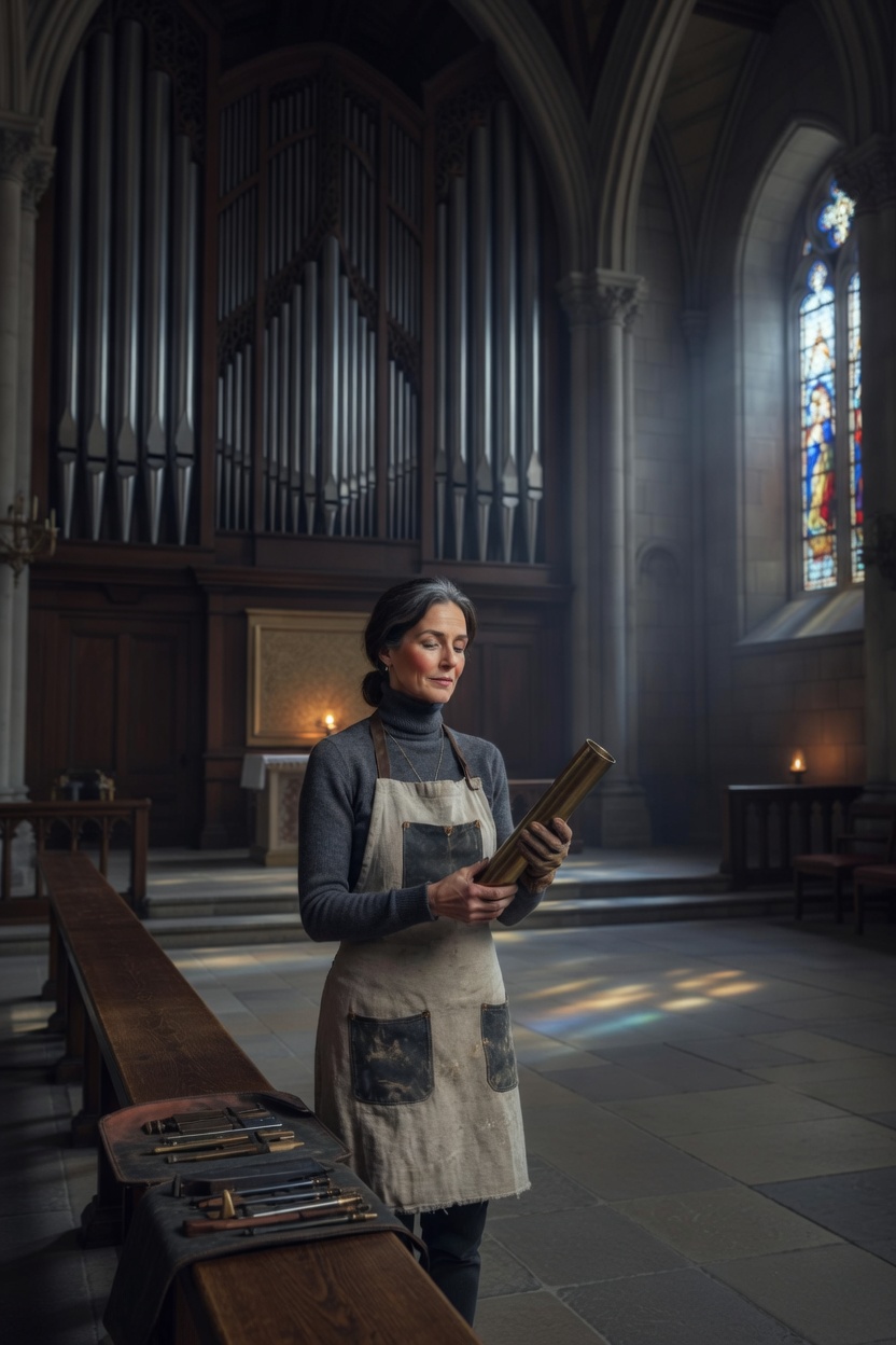 An Organ in Boston — opening scene
