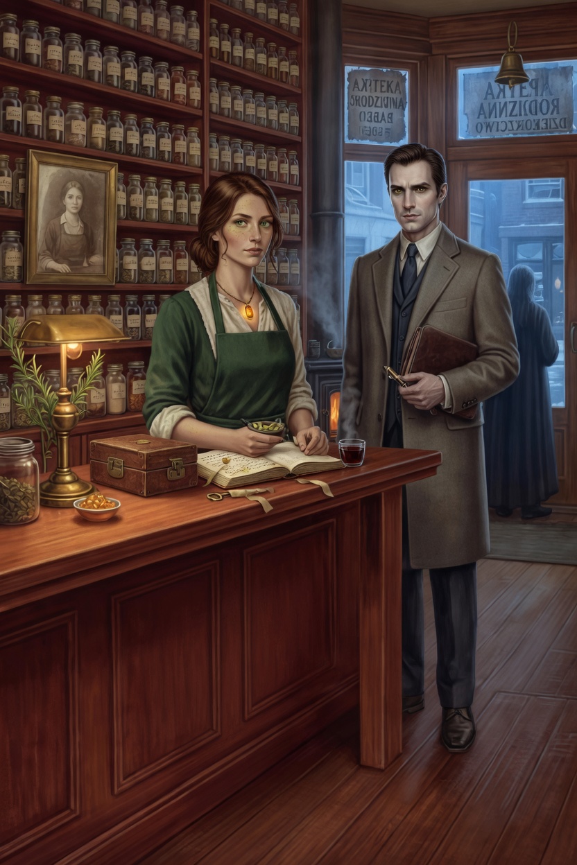 Babcia's Apothecary — opening scene