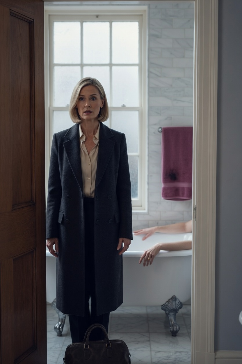 The Affair in Apartment Nine — opening scene