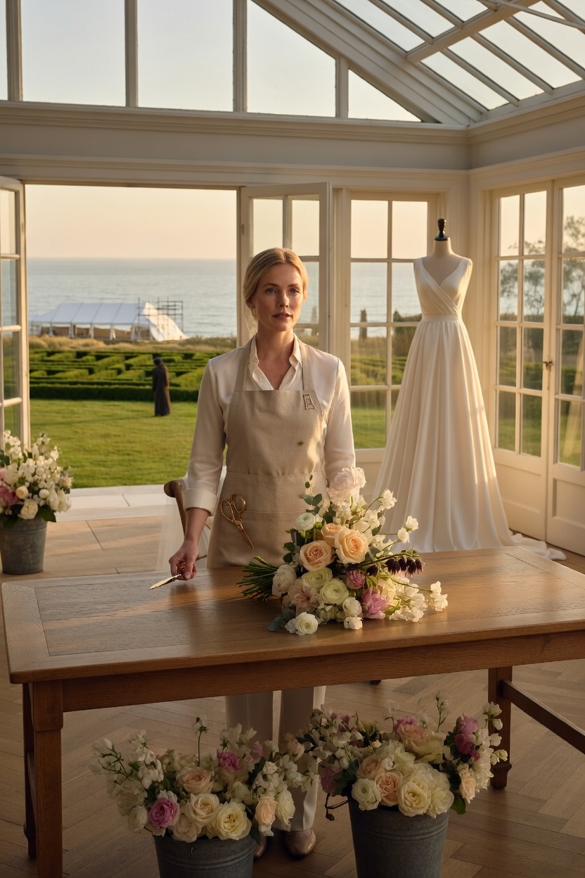The Bride in the Bouquet — opening scene