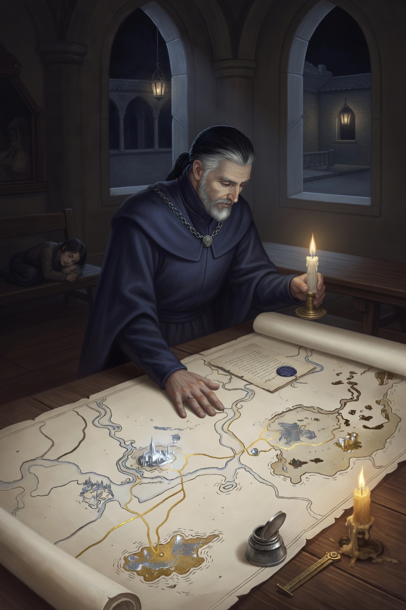 The Cartographer of the Underworld — opening scene