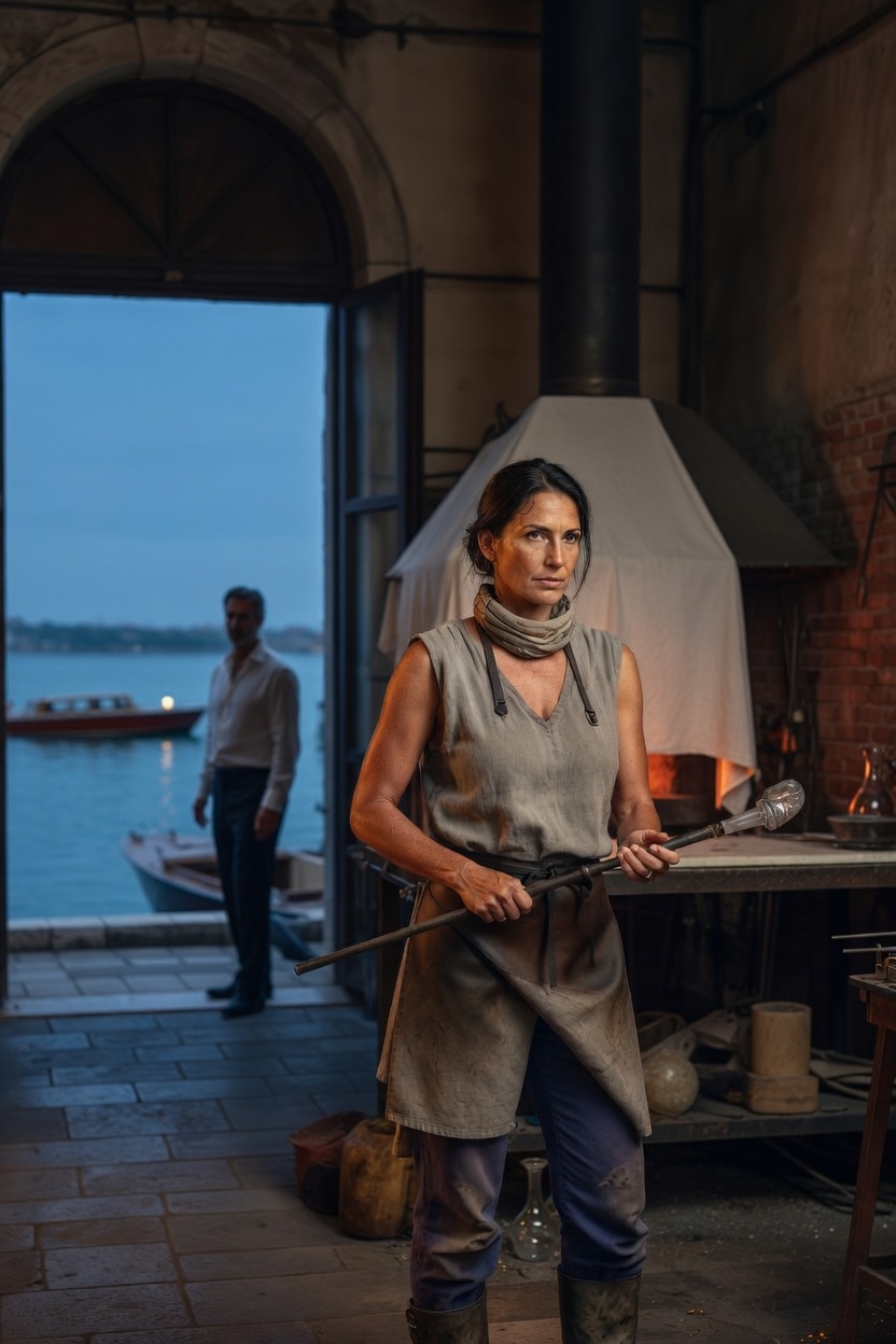The Glassblower's Commission — opening scene