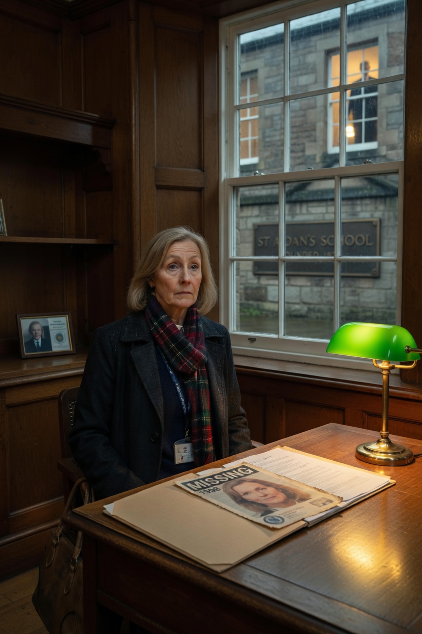 The Headmaster's Missing Wife — opening scene