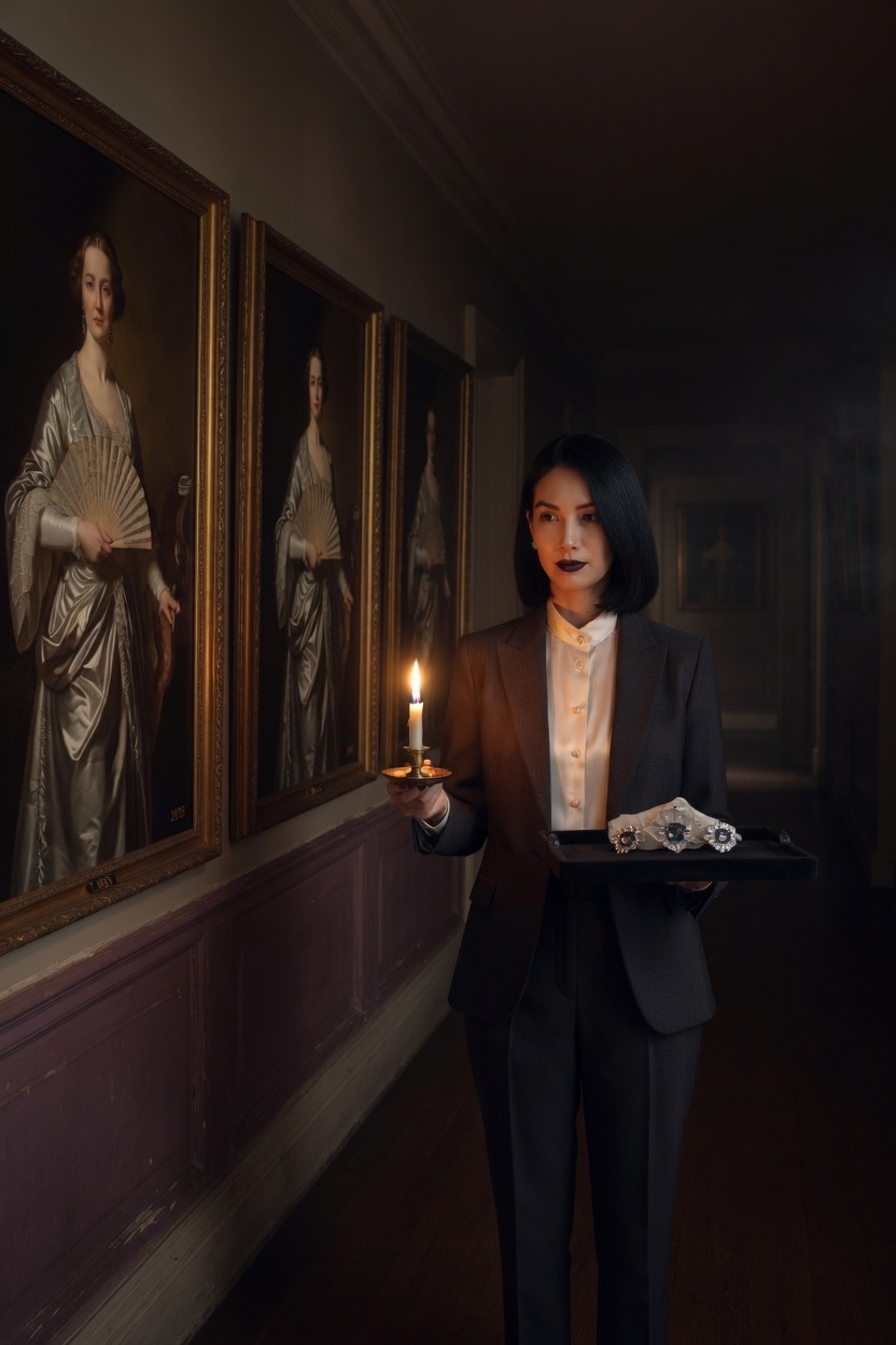The Heiress Who Did Not Age — opening scene