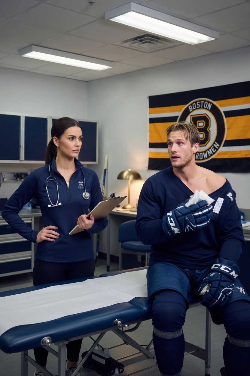 The Hockey Captain's Mistake — opening scene