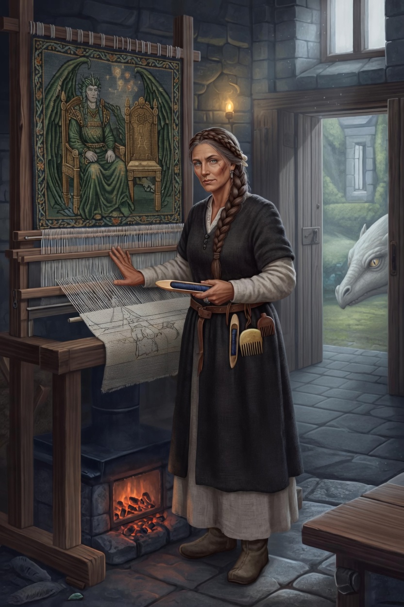 The Weaver Who Saw — opening scene