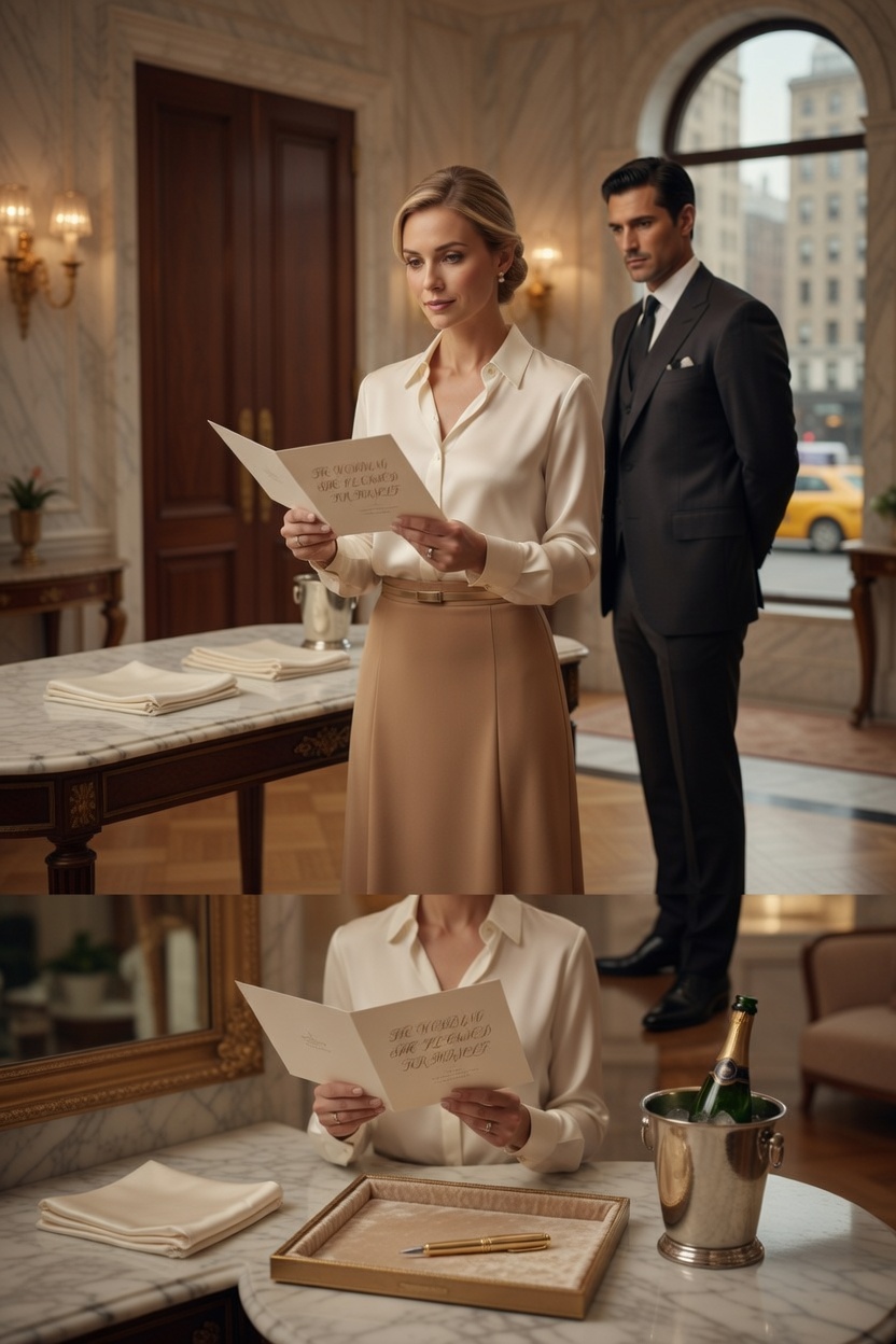 The Wedding She Planned for Herself — opening scene