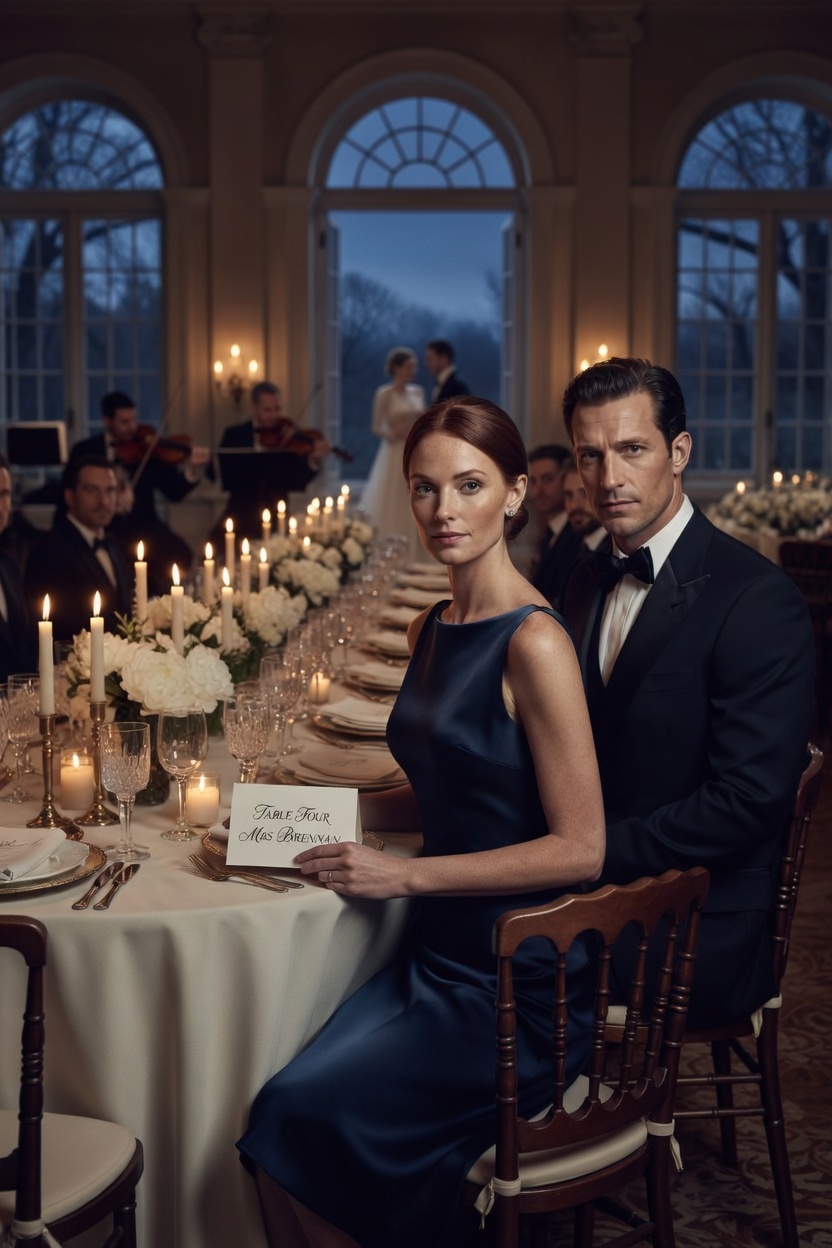 The Wedding She Shouldn't Have Attended — opening scene