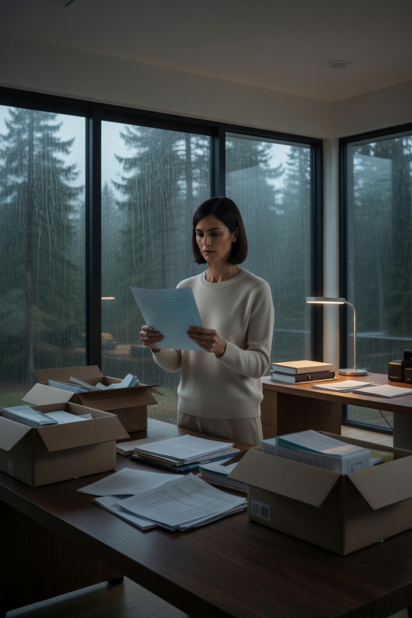 The Wife On Paper — opening scene